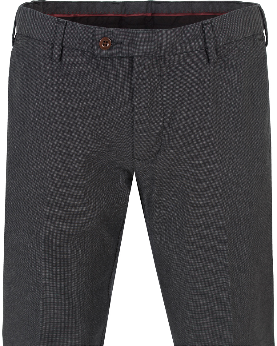 Herr | Byxor | GANT | Tailored Slim Wool Look Slacks Graphite