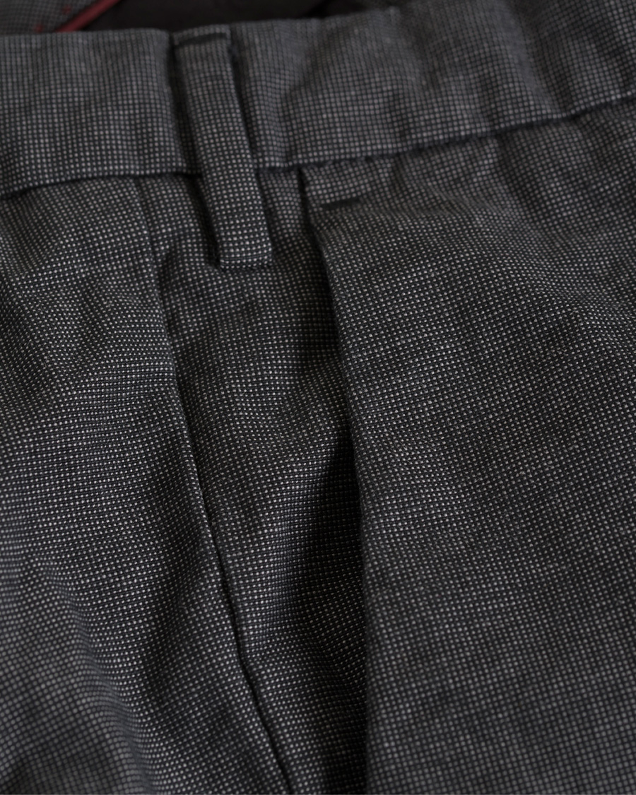 Herr | Byxor | GANT | Tailored Slim Wool Look Slacks Graphite