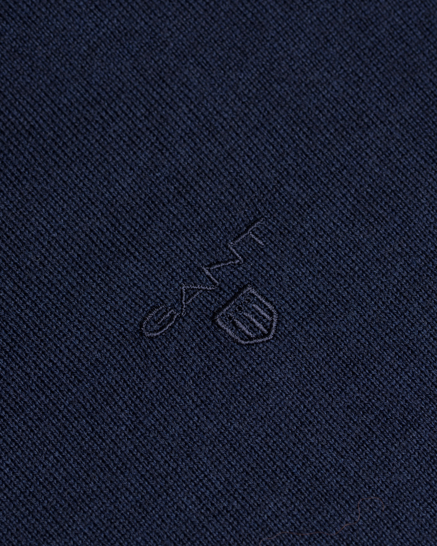 Herr | Tröjor | GANT | Fine Merino Wool Turtleneck Marine