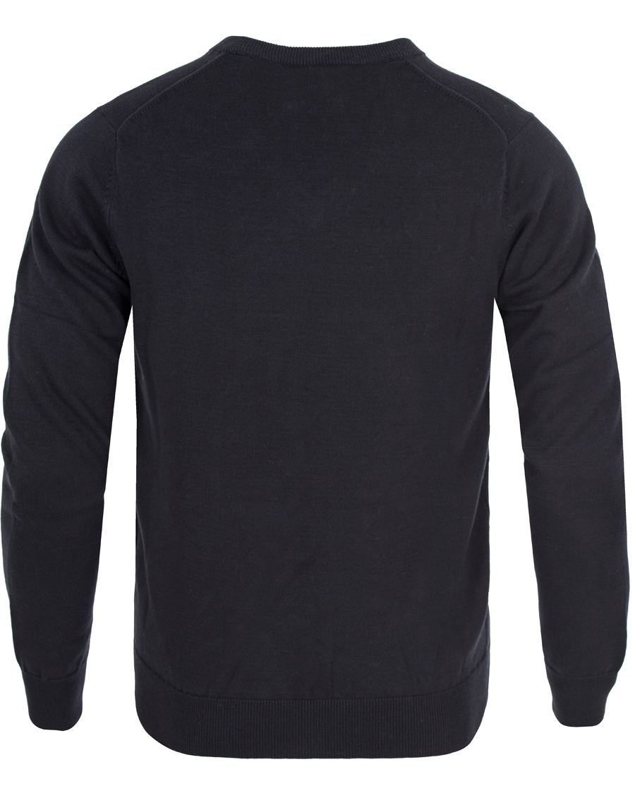 Herr | Tröjor | GANT | Lightweight Cotton V-Neck Navy