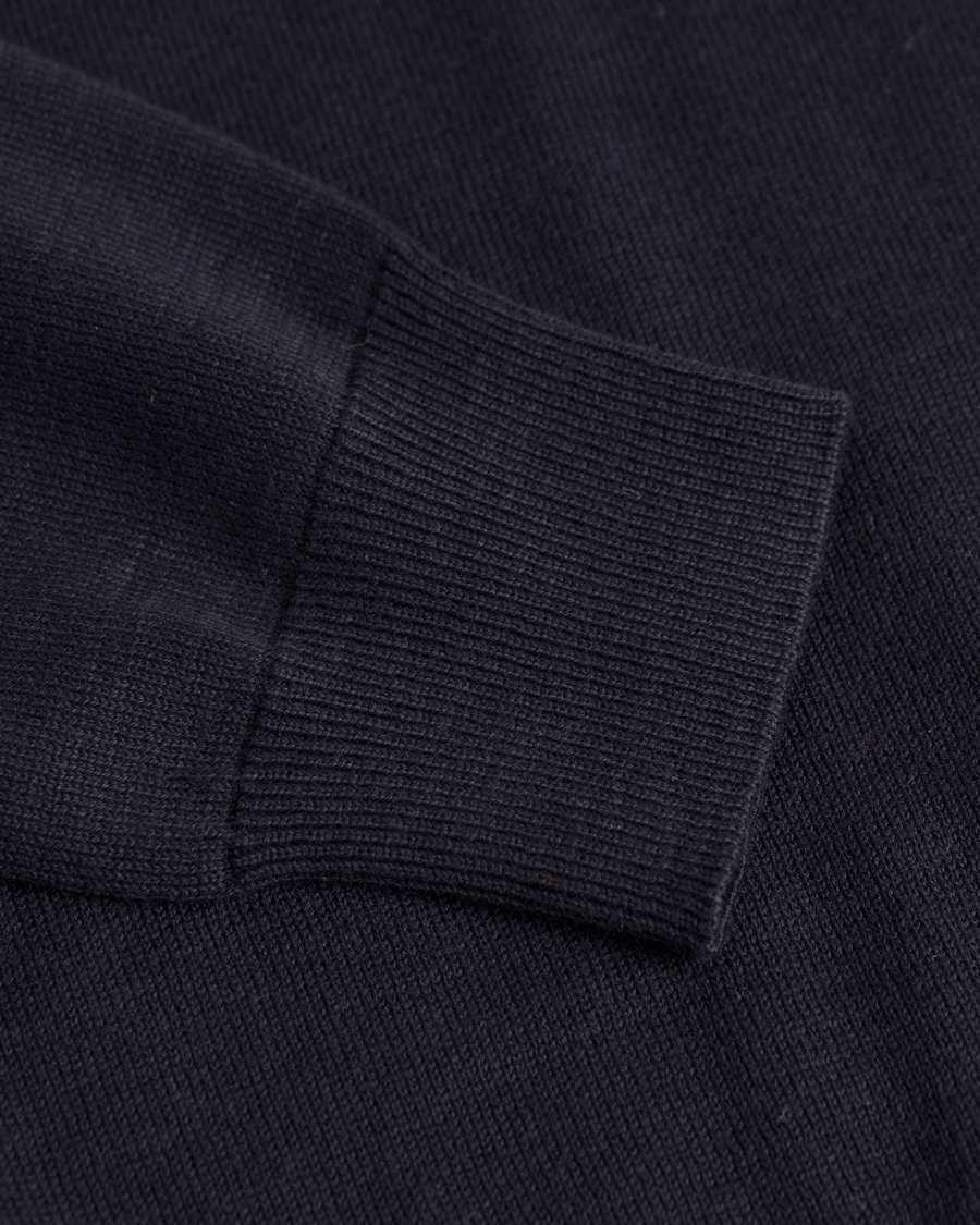 Herr | Tröjor | GANT | Lightweight Cotton V-Neck Navy