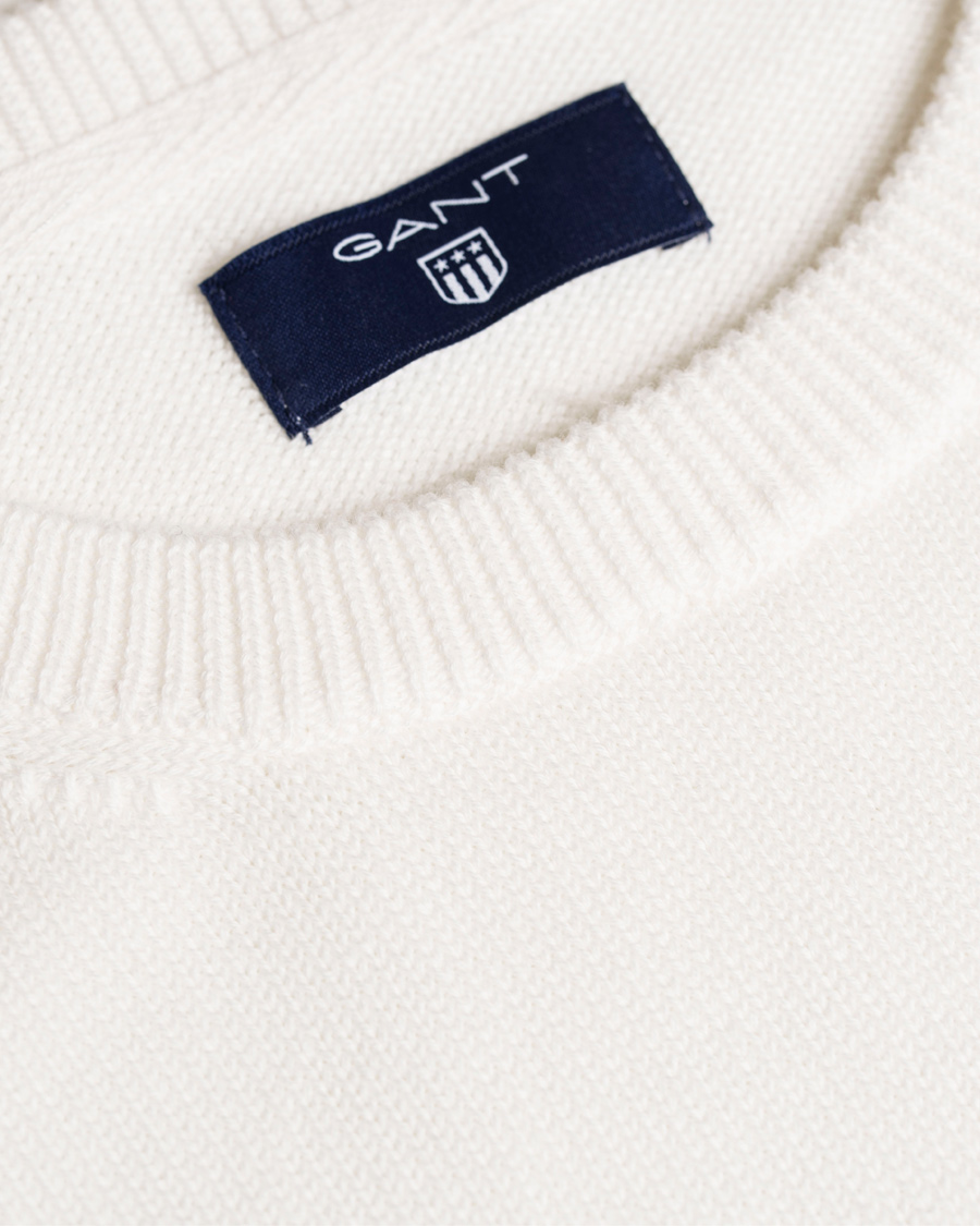 Herr | Tröjor | GANT | American Flag Sweater Off White