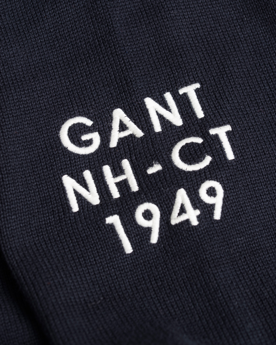 Herr | Tröjor | GANT | American Flag Sweater Navy