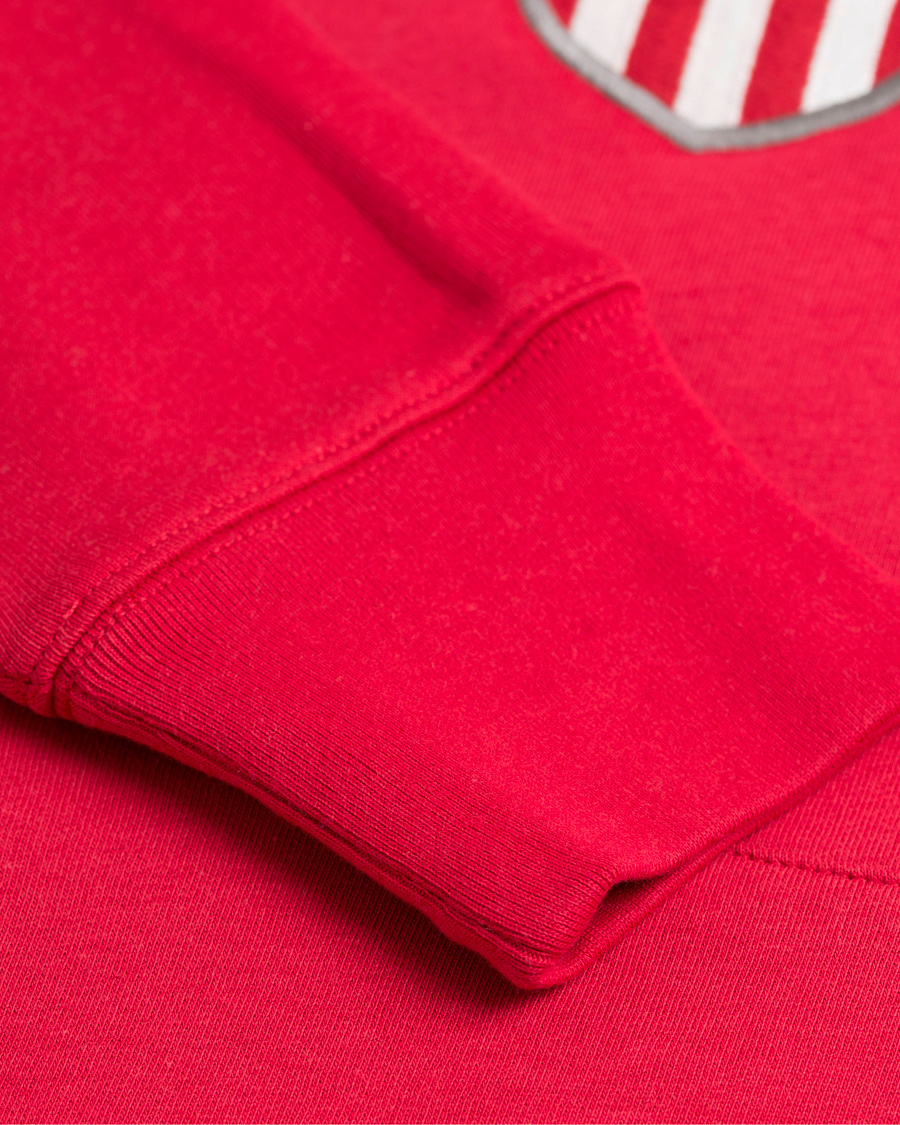 Herr | Tröjor | GANT | Shield Sweat Hoodie Thunder Red