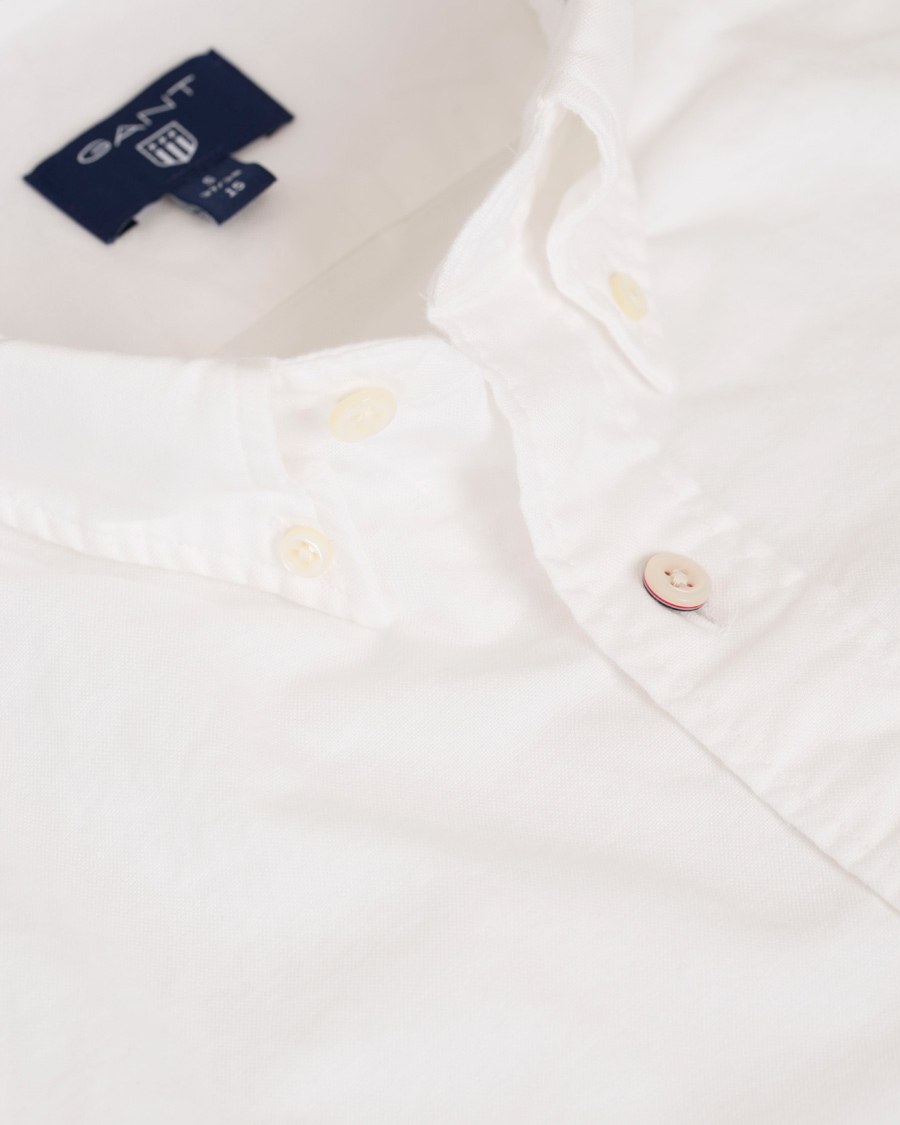 Herr | Skjortor | GANT | The Oxford Shirt Fitted Body White