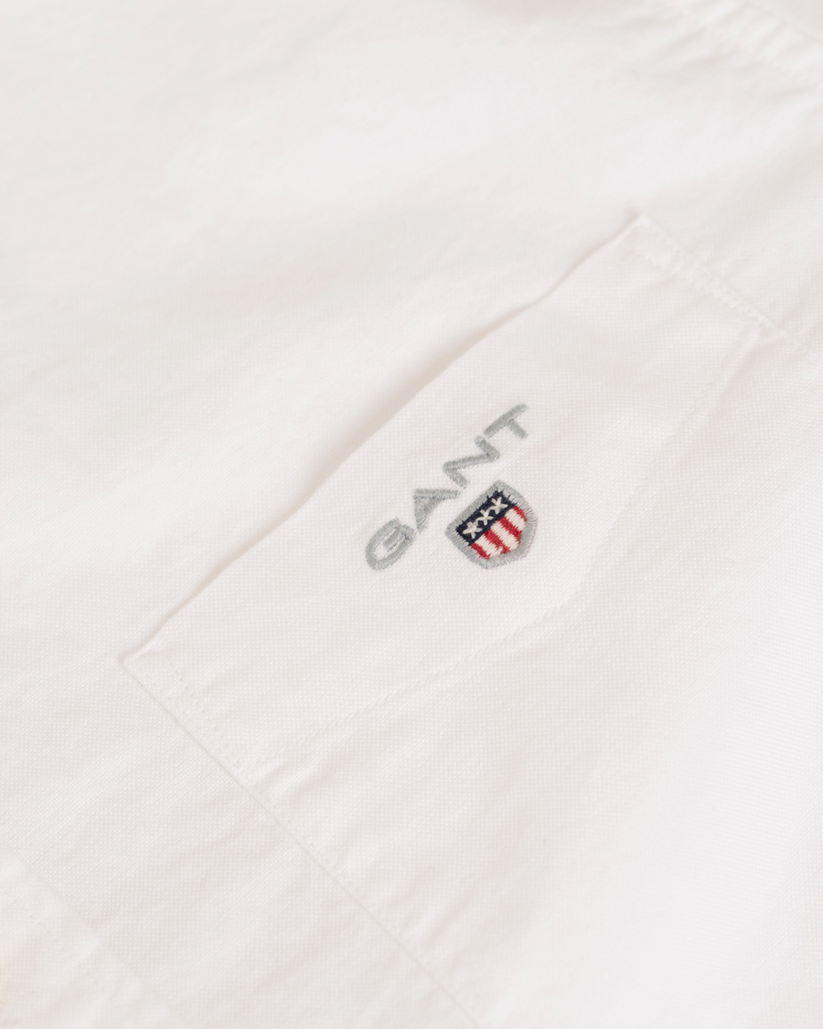Herr | Skjortor | GANT | The Oxford Shirt Fitted Body White