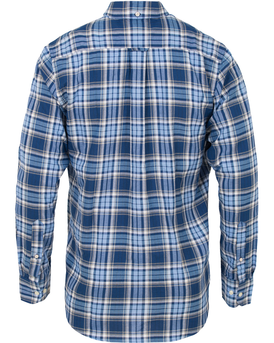 Herr | Skjortor | GANT | Tech Prep Oxford Gingham Regular Fit Shirt Yale Blue