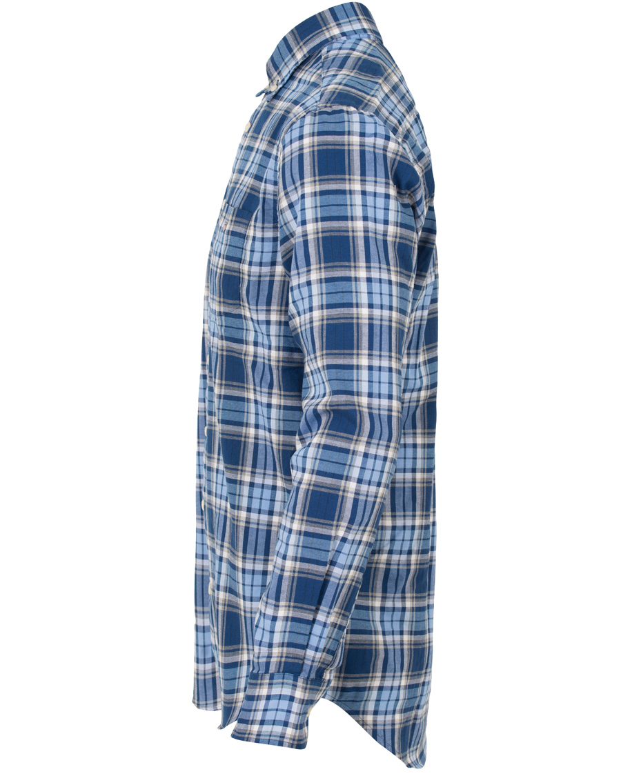 Herr | Skjortor | GANT | Tech Prep Oxford Gingham Regular Fit Shirt Yale Blue