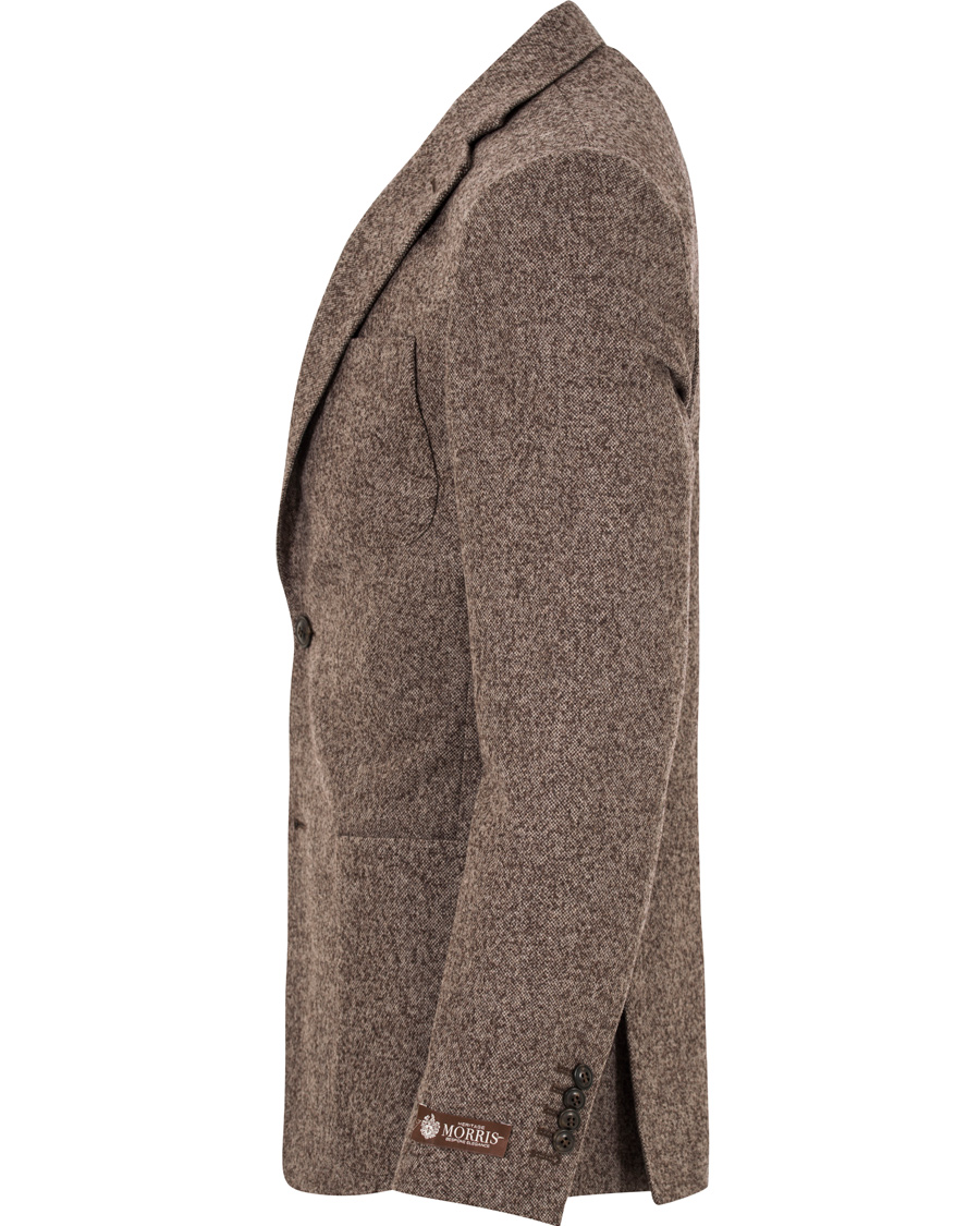 Buy FLATSEVEN Mens Herringbone Wool Blazer Jacket with Elbow
