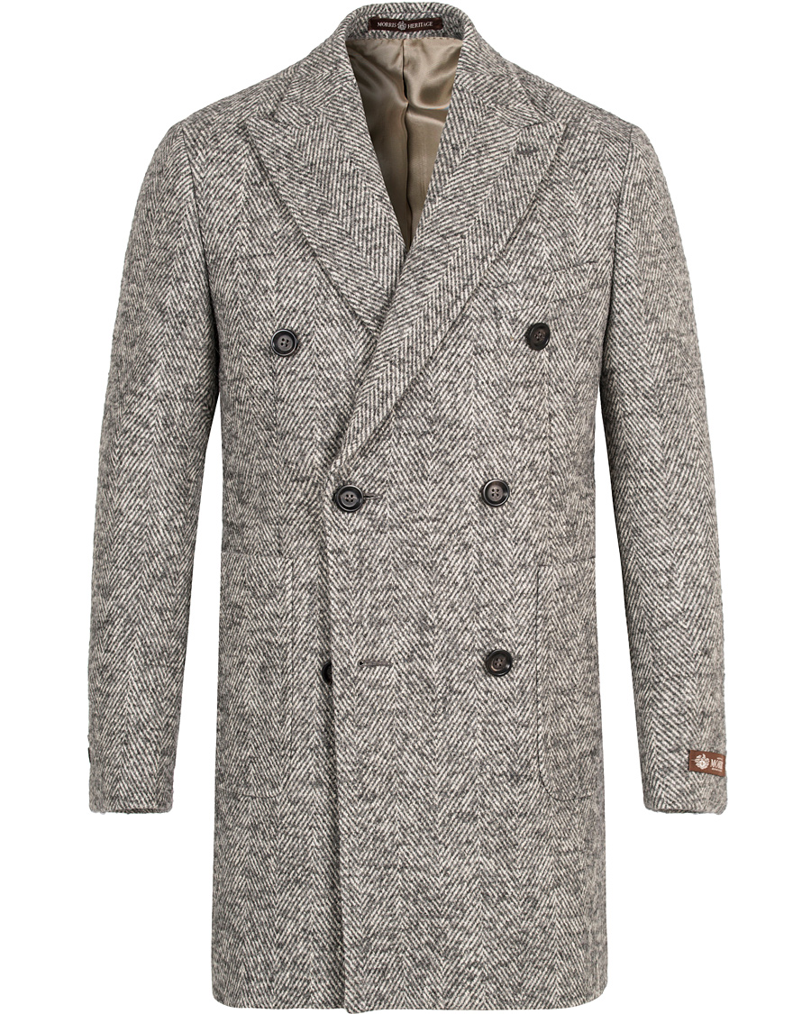 Herr | Jackor | Morris Heritage | Herringbone Coat Blazer Grey
