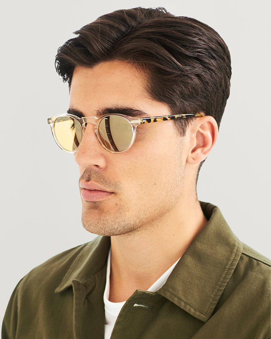Herr |  | Oliver Peoples | Gregory Peck Sunglasses Honey/Gold Mirror