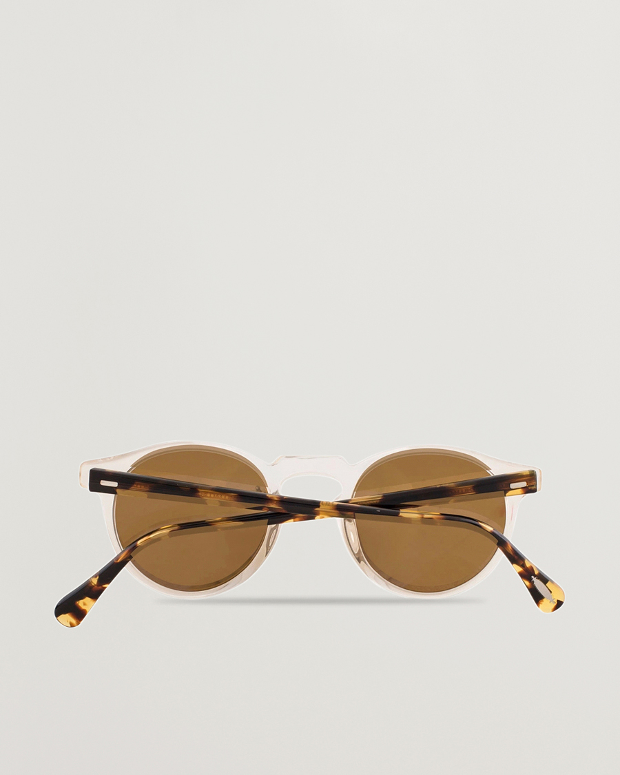 Herr | Solglasögon | Oliver Peoples | Gregory Peck Sunglasses Honey/Gold Mirror