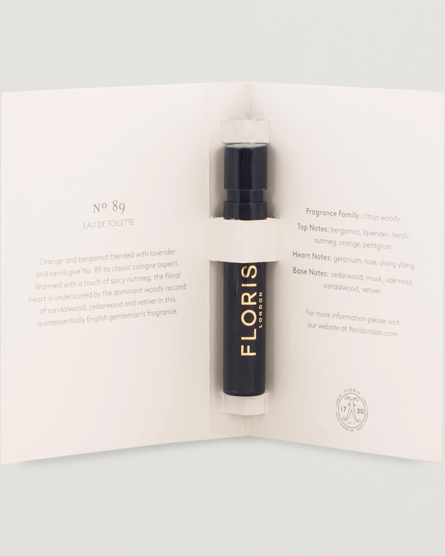 Herr | | | Floris London No. 89 Eau de Toilette 1,2ml Sample