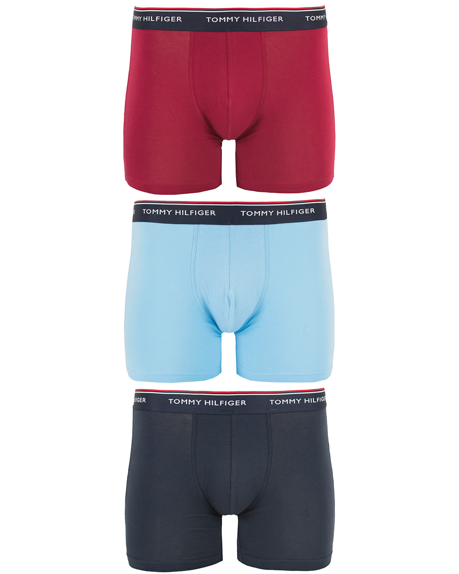 Herr | Underkläder | Tommy Hilfiger | Premium Ess Trunk 3-Pack Alaska Blue/Ruba Red/Blue