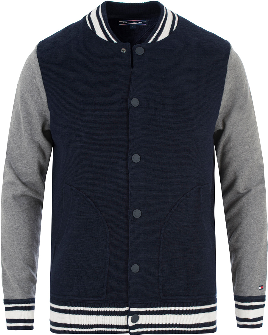 Herr | Tröjor | Tommy Hilfiger | Bas Baseball Jacket Navy Blazer