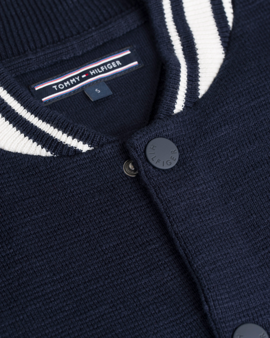 Herr | Tröjor | Tommy Hilfiger | Bas Baseball Jacket Navy Blazer