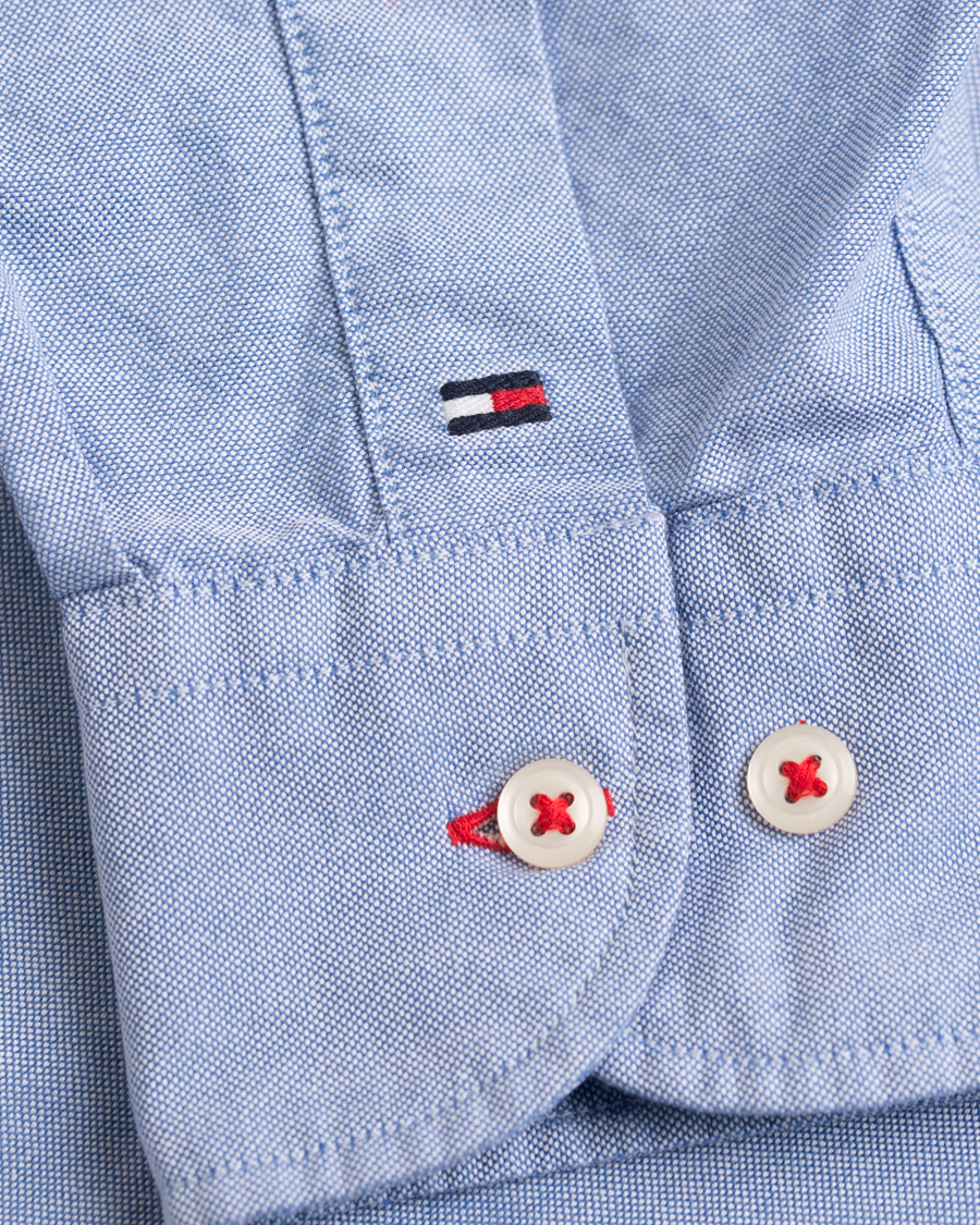 Herr | Skjortor | Tommy Hilfiger | New York Fit All Over H Embro Oxford Shirt Blue/Multi