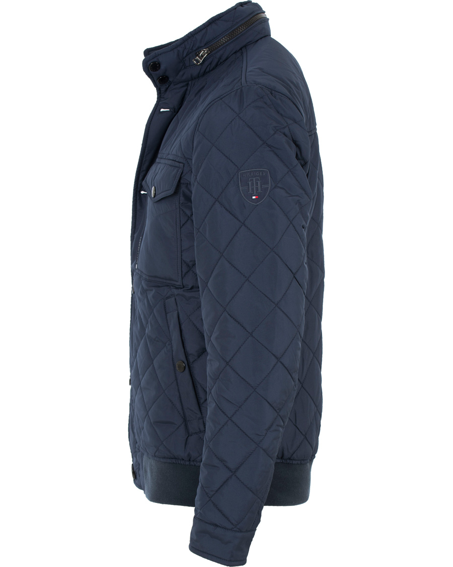 Herr | Jackor | Tommy Hilfiger | Diamond Quilted Bomber Jacket Navy Blazer