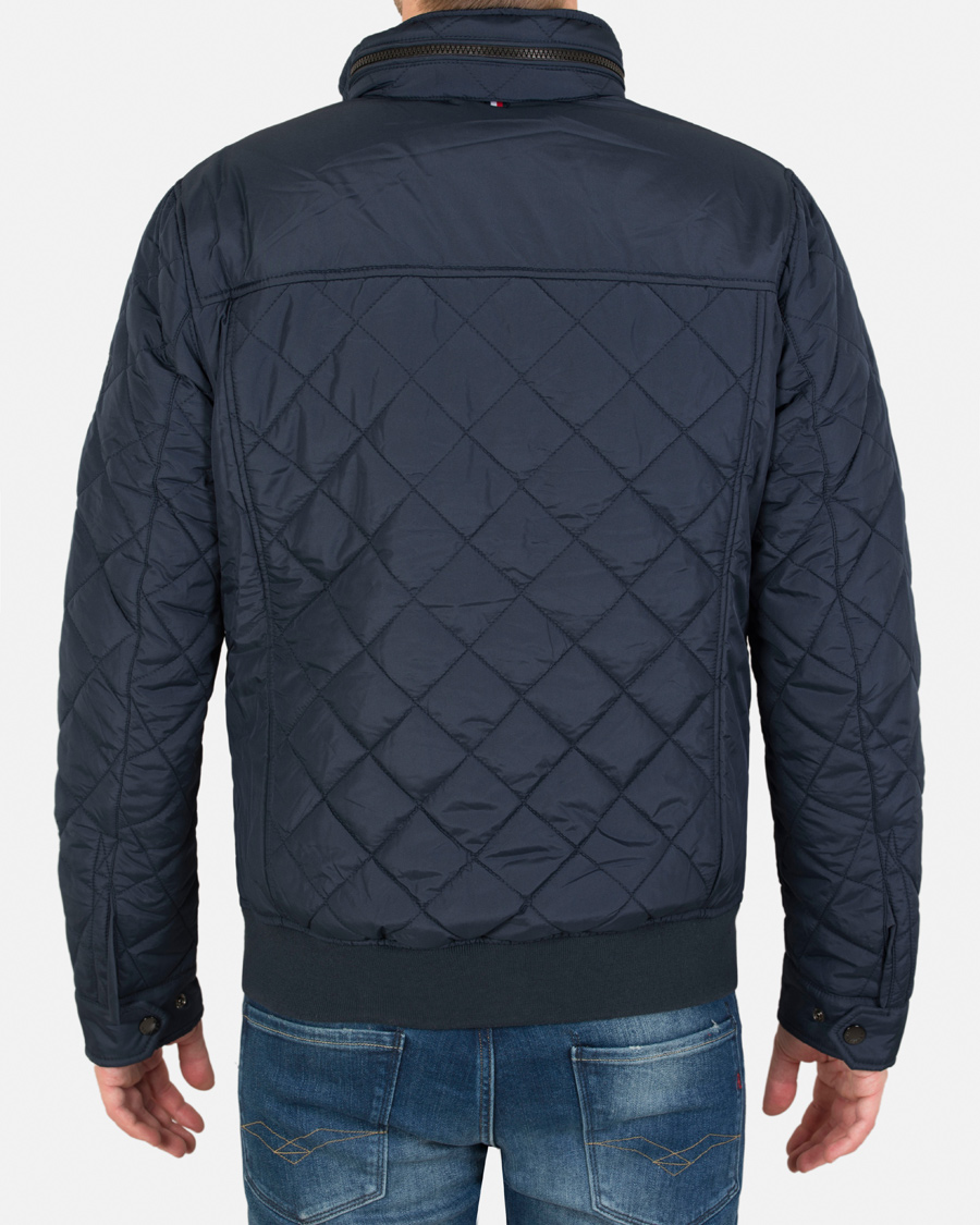 Herr | Jackor | Tommy Hilfiger | Diamond Quilted Bomber Jacket Navy Blazer