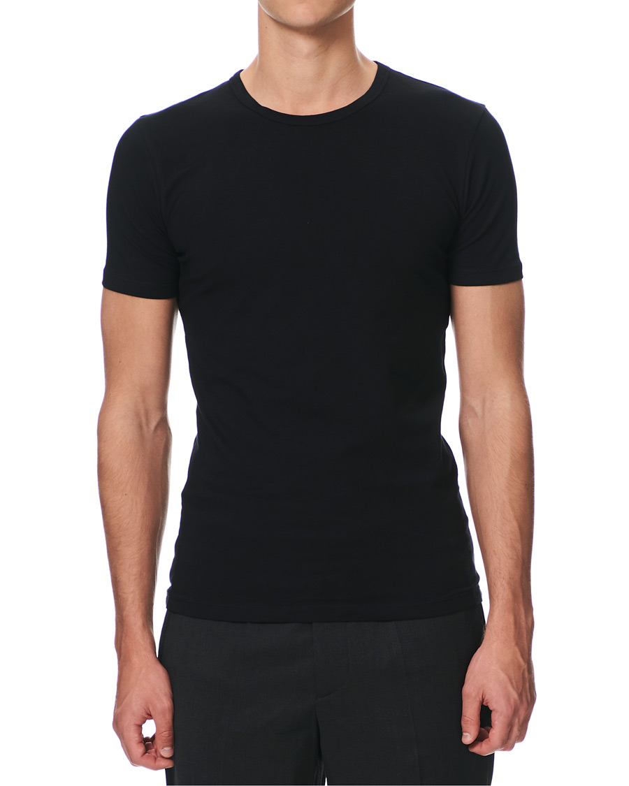 Herr | T-Shirts | BOSS BLACK | BOSS 2-Pack Crew Neck Slim Fit Tee Black