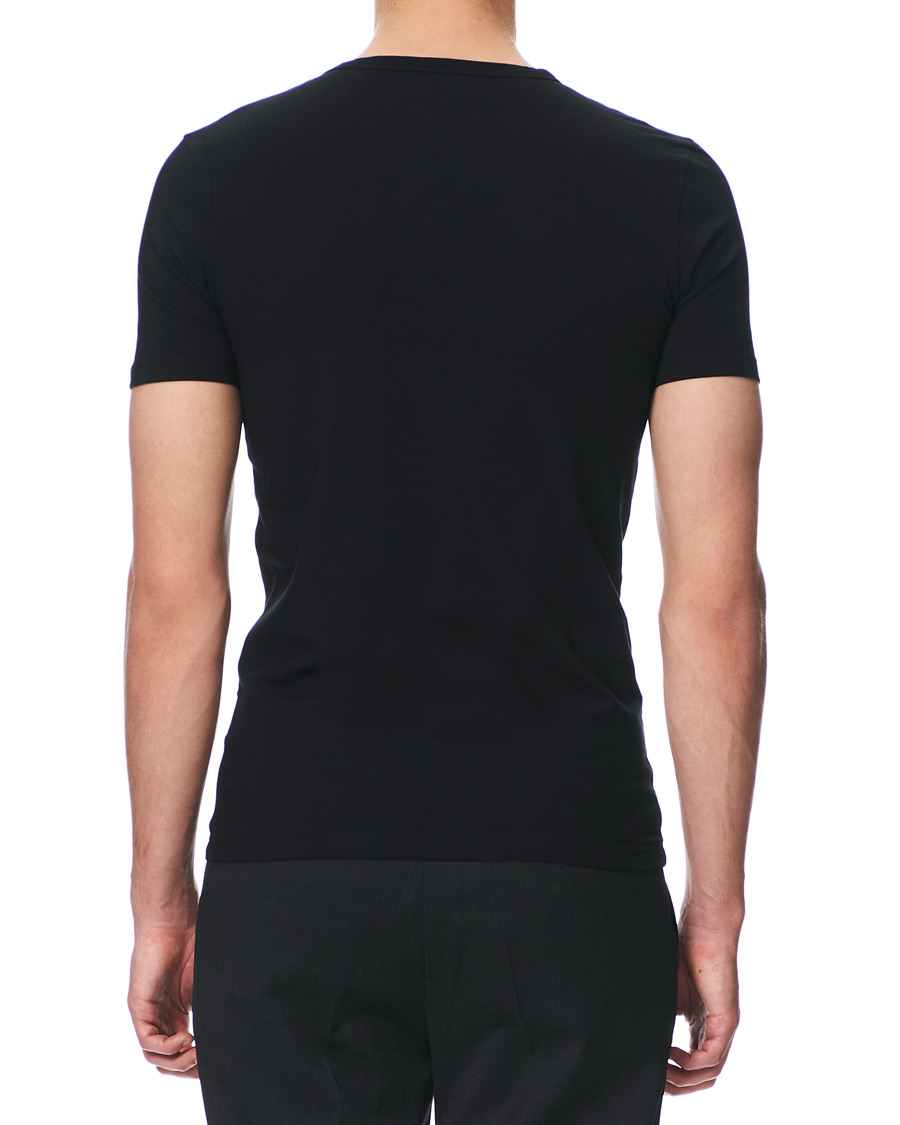 Herr | T-Shirts | BOSS BLACK | BOSS 2-Pack Crew Neck Slim Fit Tee Black