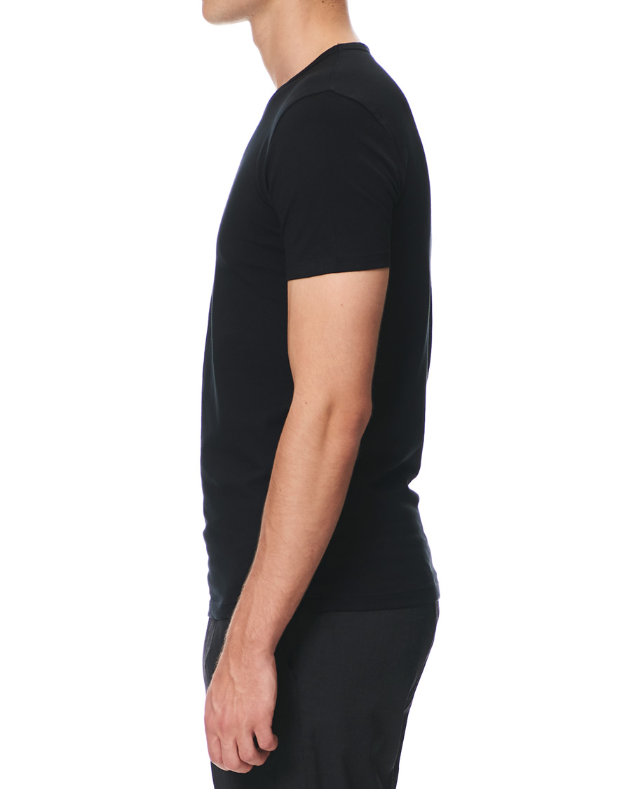 Herr | T-Shirts | BOSS BLACK | BOSS 2-Pack Crew Neck Slim Fit Tee Black