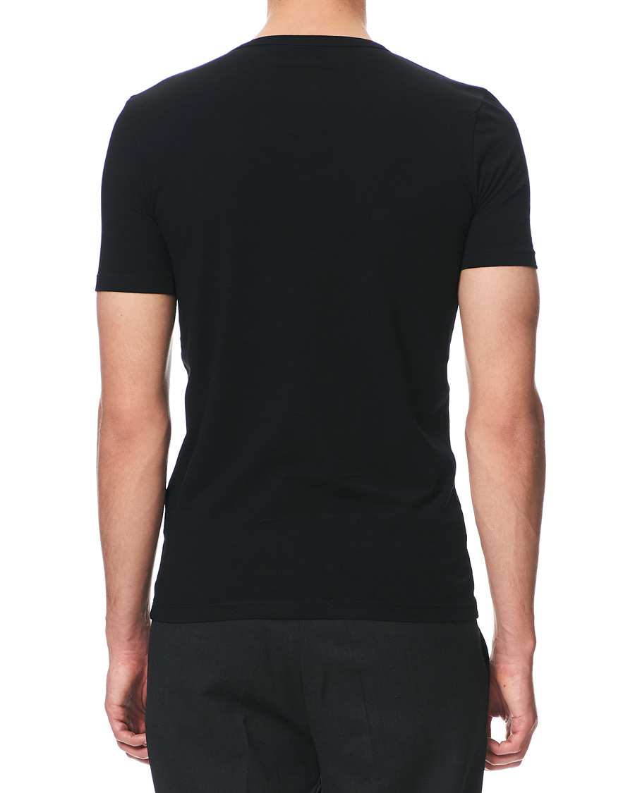 Herr | T-Shirts | BOSS BLACK | BOSS 2-Pack V-Neck Slim Fit Tee Black
