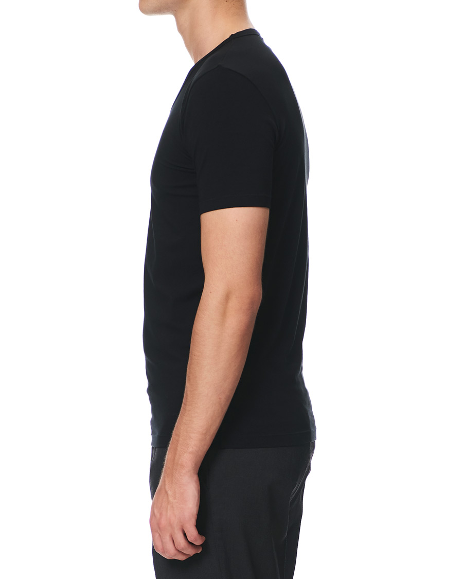 Herr | T-Shirts | BOSS BLACK | BOSS 2-Pack V-Neck Slim Fit Tee Black