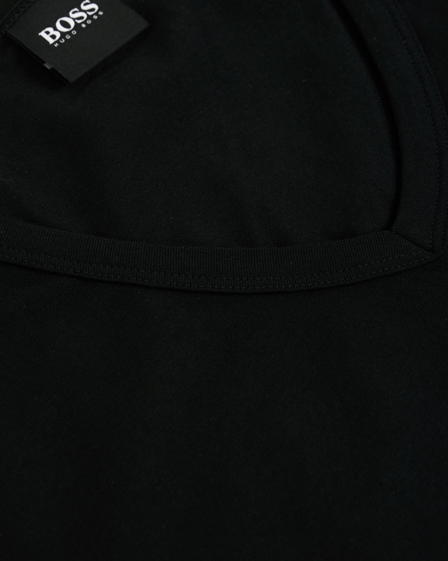 Herr | T-Shirts | BOSS BLACK | BOSS 2-Pack V-Neck Slim Fit Tee Black