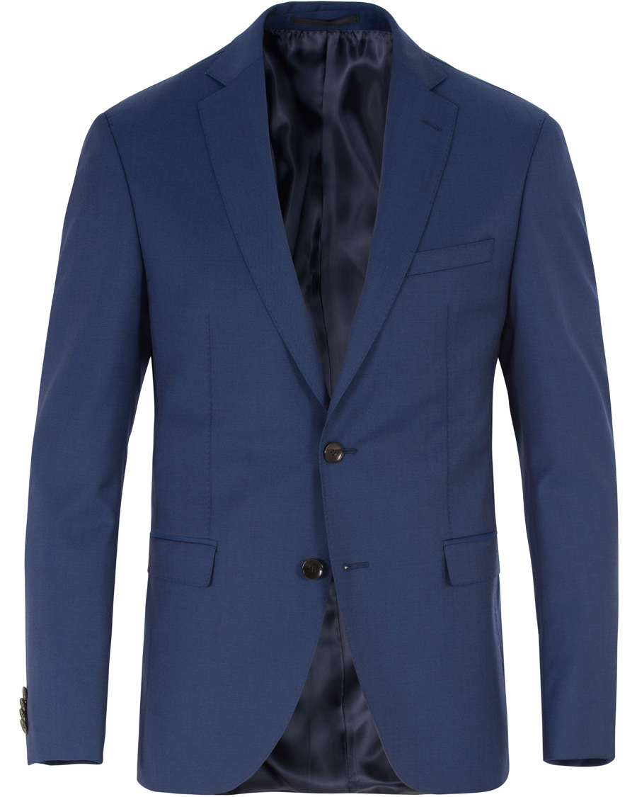 Herr | Kostymer | BOSS BLACK | BOSS Reyno/Wave Super 120 Wool Suit Medium Blue