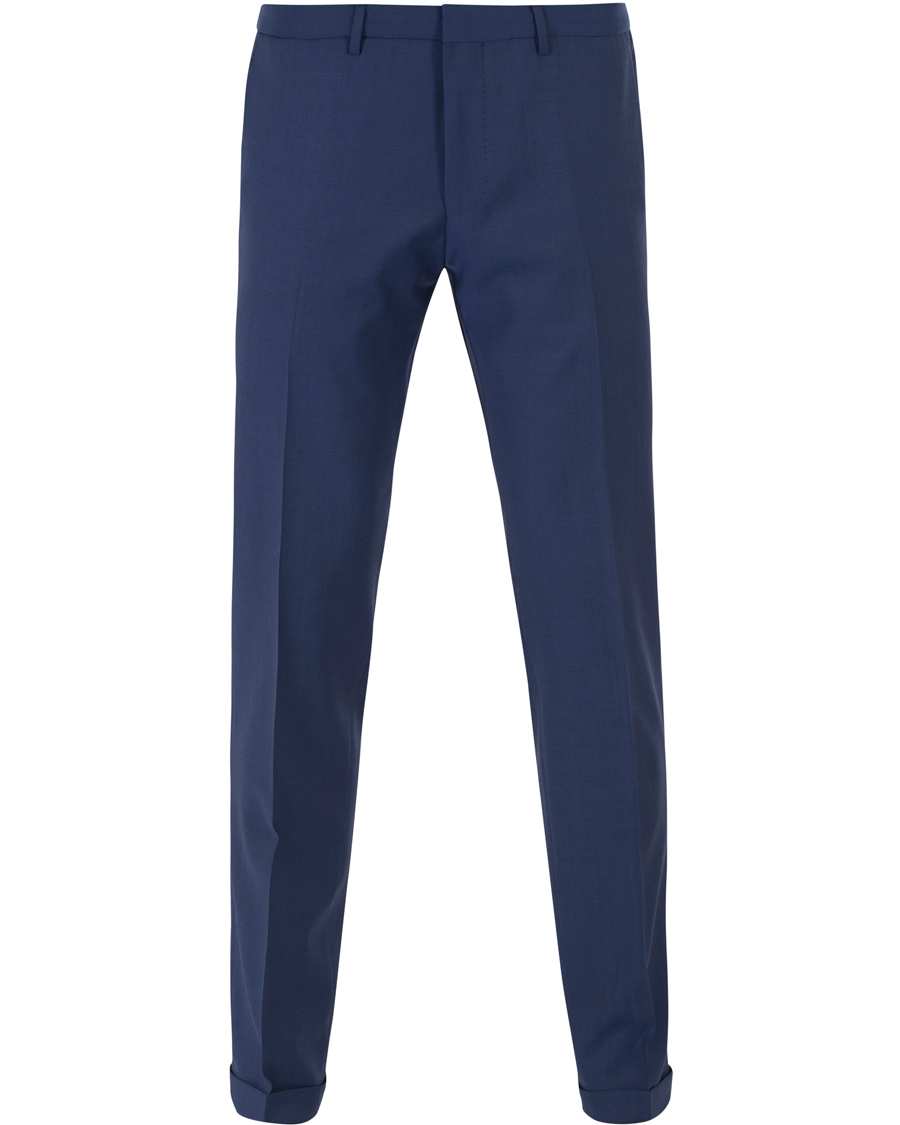 Herr | Kostymer | BOSS BLACK | BOSS Reyno/Wave Super 120 Wool Suit Medium Blue