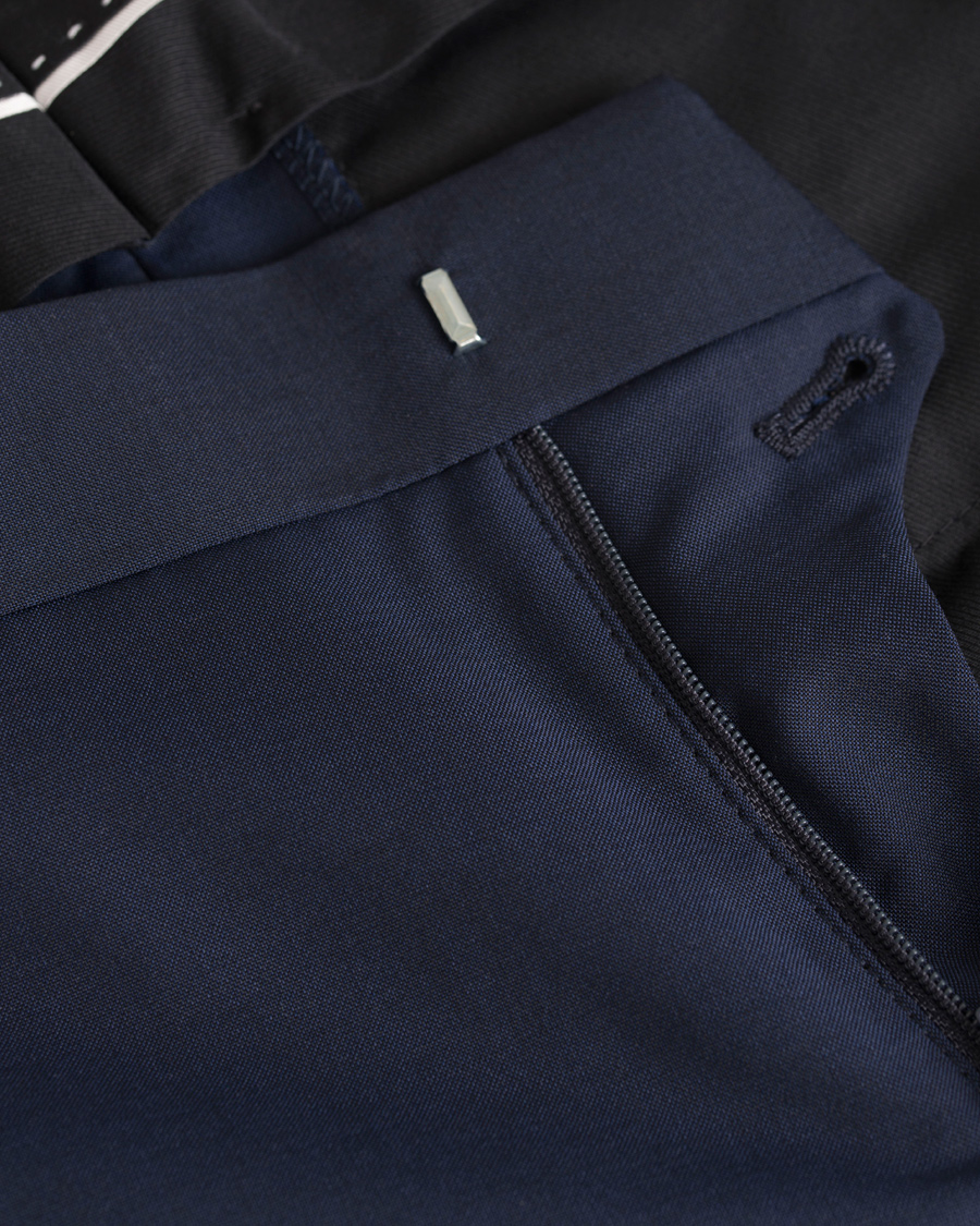 Herr | Byxor | Tiger of Sweden | Gordon 5 Tuxedo Trousers Blue