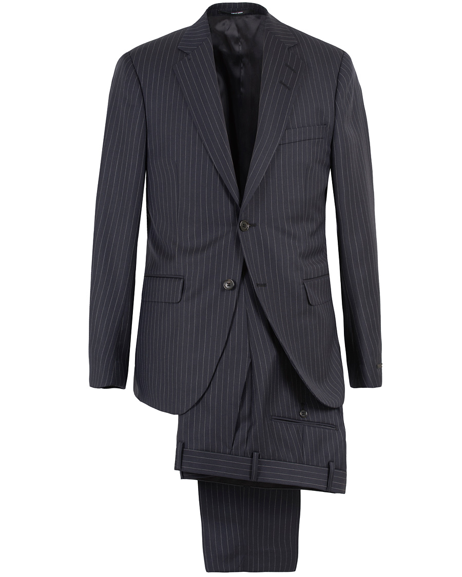 Herr | Kostymer | Tiger of Sweden | Gekko Pinstripe Wool Suit Navy