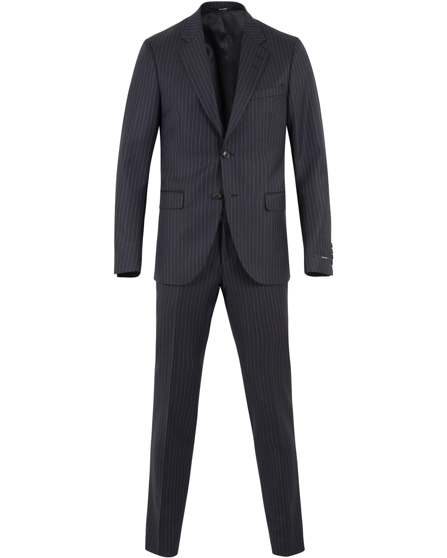 Herr | Kostymer | Tiger of Sweden | Gekko Pinstripe Wool Suit Navy