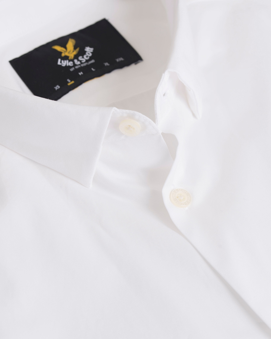 Herr | Skjortor | Lyle & Scott | Slim Fit Poplin Shirt White