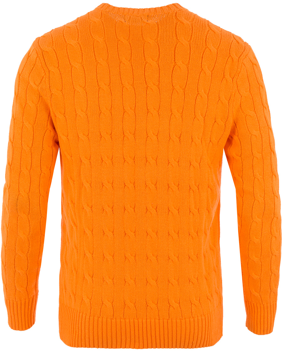 Herr | Tröjor | Polo Ralph Lauren | Cotton Cable Pullover Lifeboat Orange