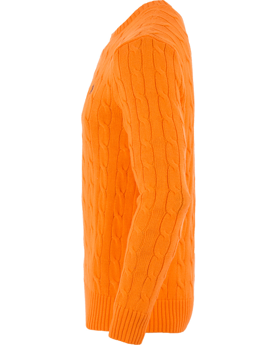 Herr | Tröjor | Polo Ralph Lauren | Cotton Cable Pullover Lifeboat Orange