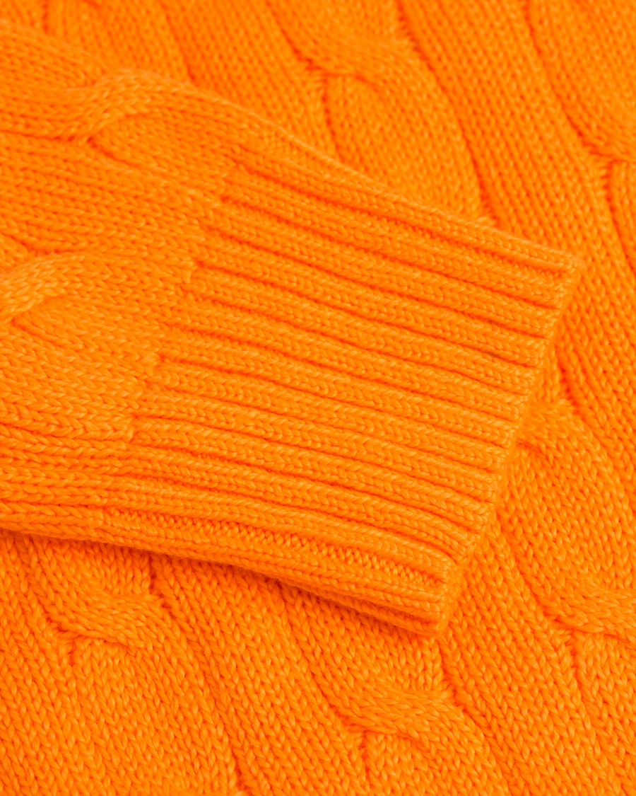 Herr | Tröjor | Polo Ralph Lauren | Cotton Cable Pullover Lifeboat Orange