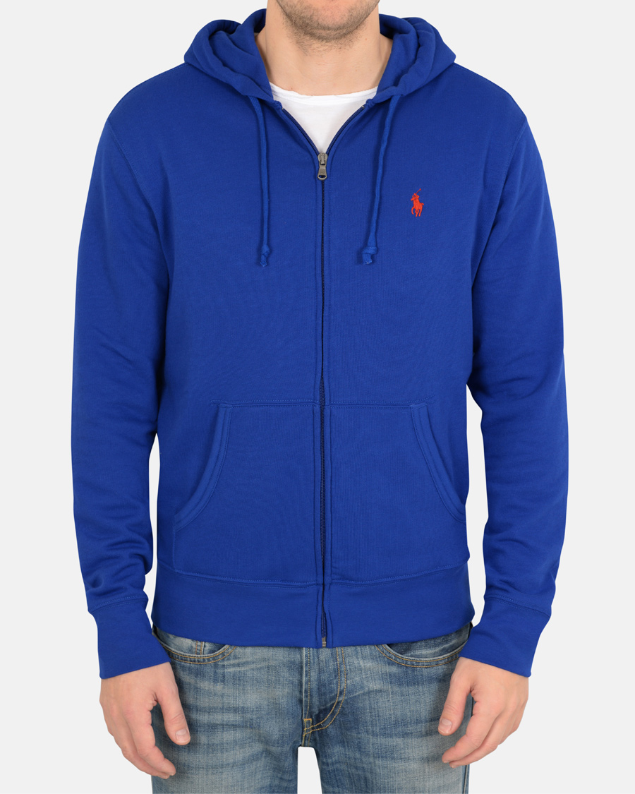 Herr | Tröjor | Polo Ralph Lauren | Full Zip Hoodie Royal Blue