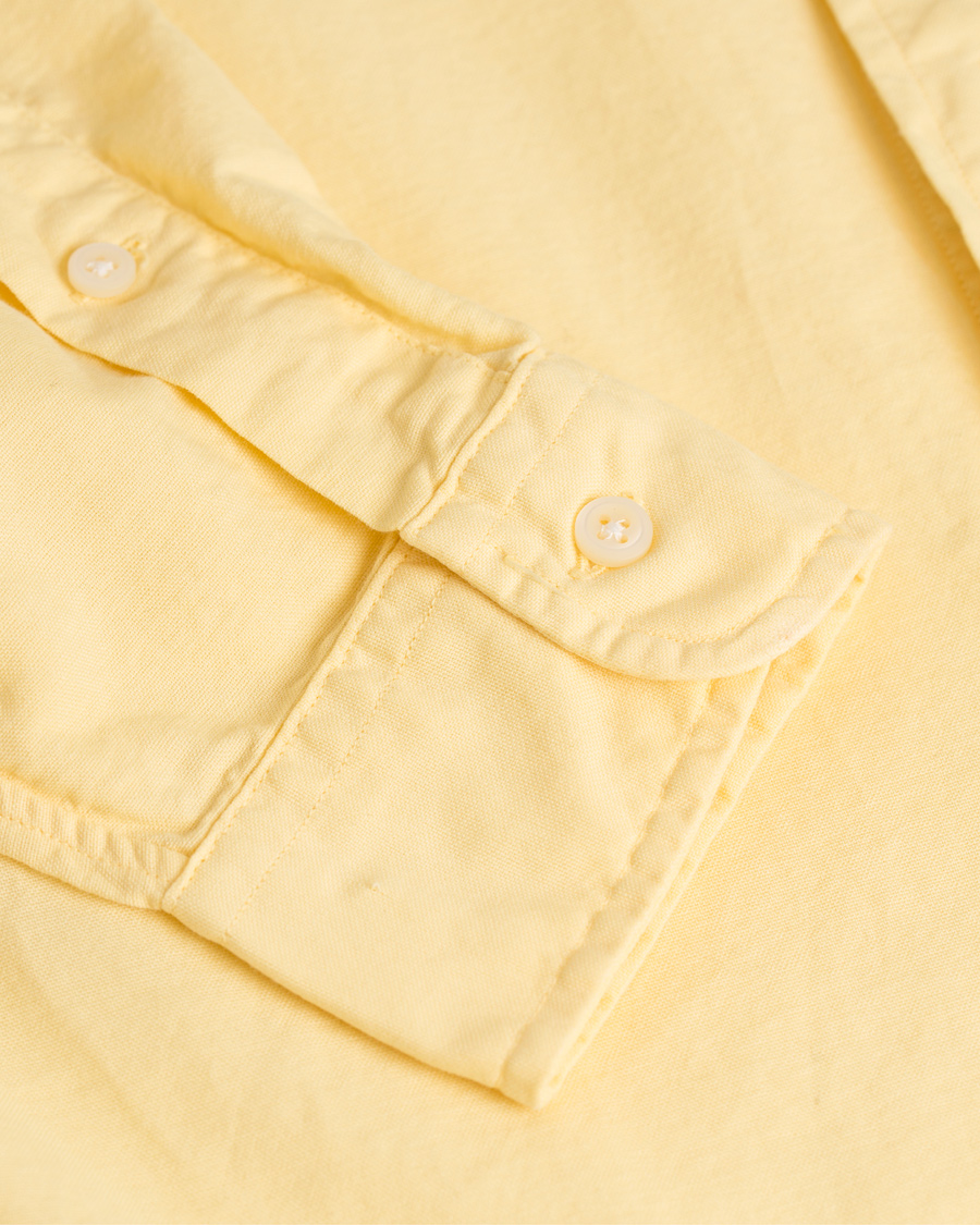 Herr | Skjortor | Polo Ralph Lauren | Slim Fit Garment Dyed Oxford Shirt Yellow