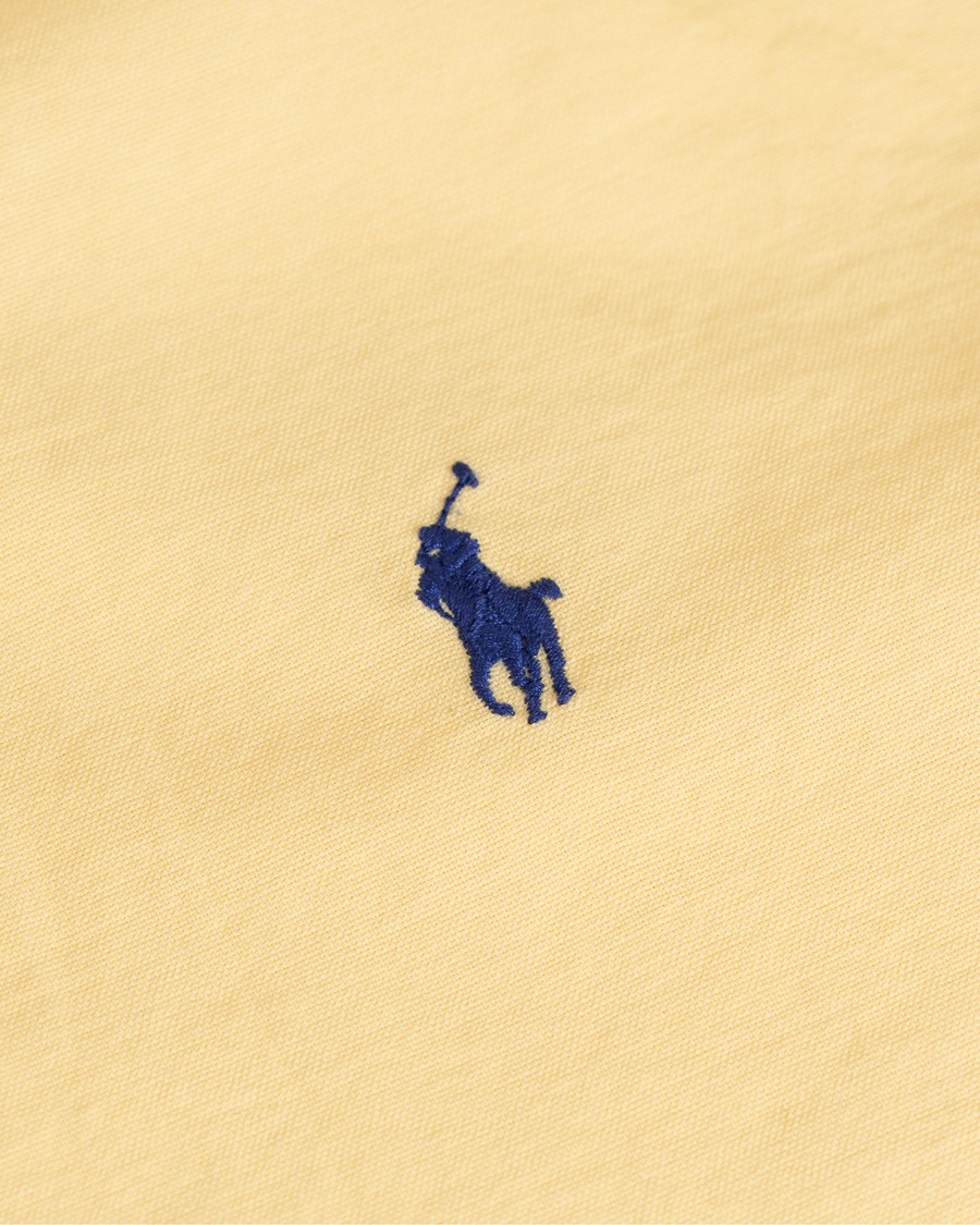 Herr | Skjortor | Polo Ralph Lauren | Slim Fit Garment Dyed Oxford Shirt Yellow