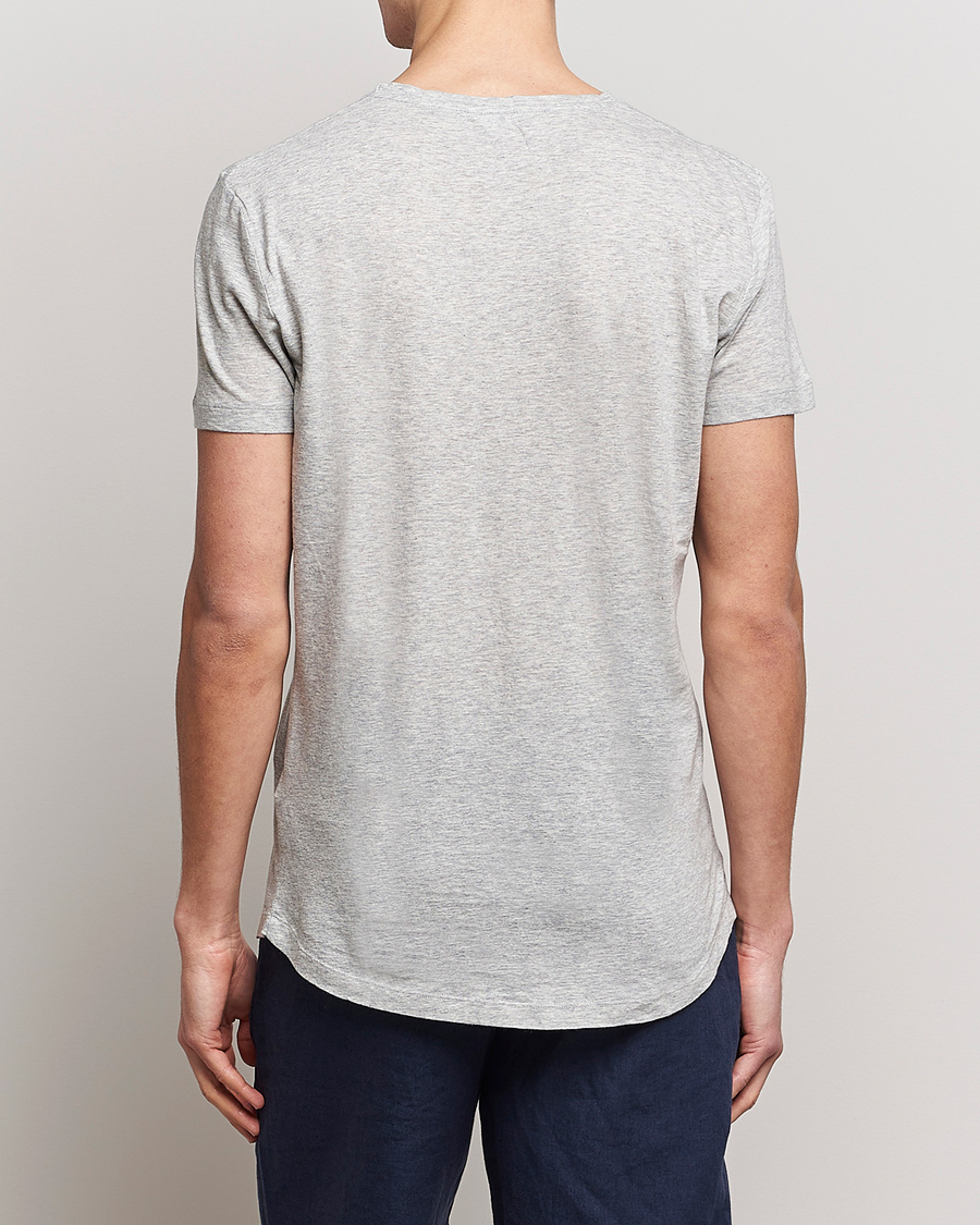 Herr | T-Shirts | Orlebar Brown | OB Crew Neck Tee Mid Grey Melange