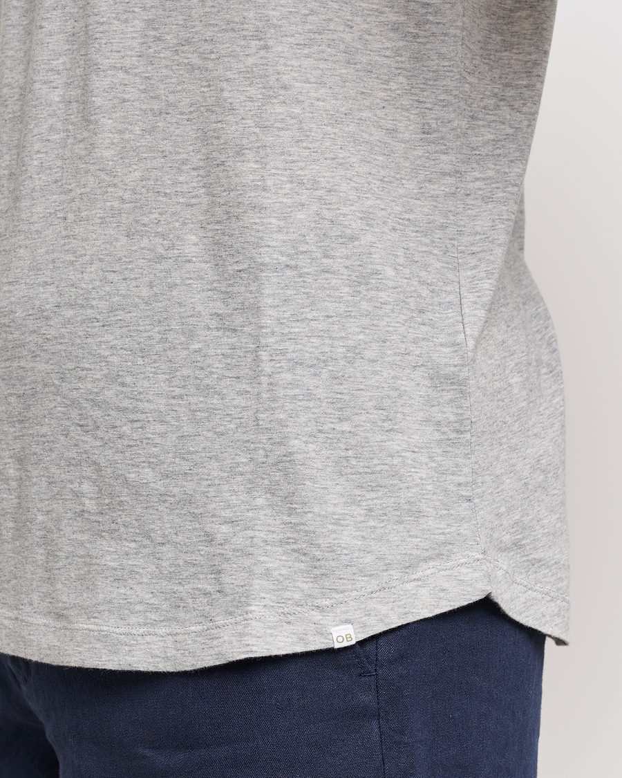 Herr | T-Shirts | Orlebar Brown | OB Crew Neck Tee Mid Grey Melange