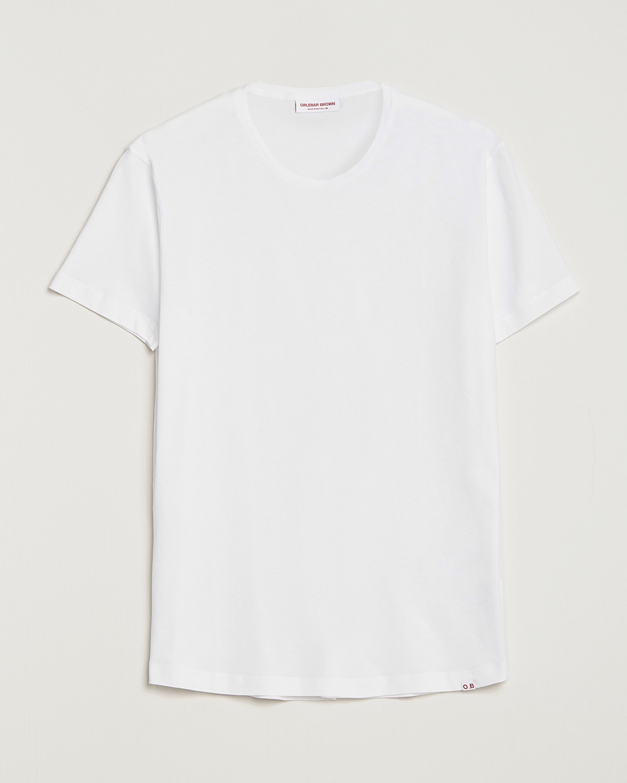 Herr | T-Shirts | Orlebar Brown | OB Crew Neck Tee White