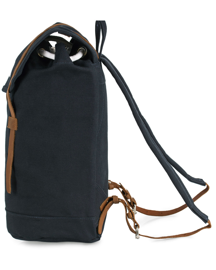 Herr | Sandqvist Stig Canvas Backpack Blue | Sandqvist | Stig Canvas Backpack Blue
