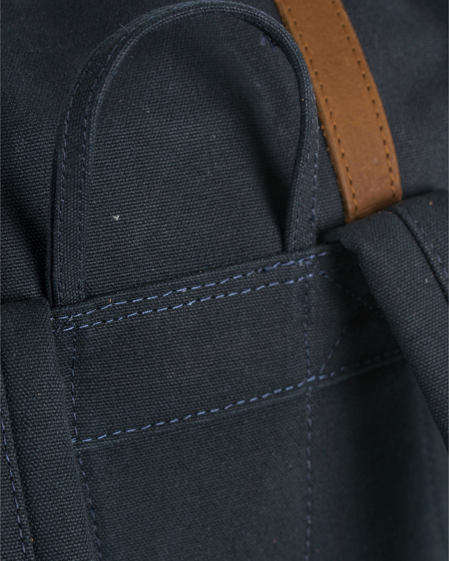 Herr | Sandqvist Stig Canvas Backpack Blue | Sandqvist | Stig Canvas Backpack Blue