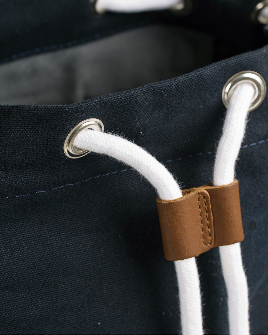 Herr | Sandqvist Stig Canvas Backpack Blue | Sandqvist | Stig Canvas Backpack Blue