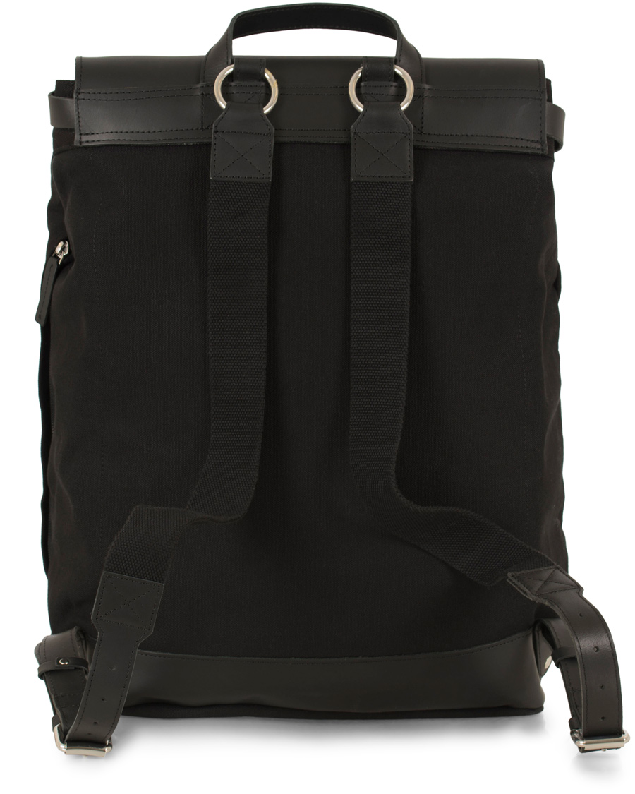 Herr | Sandqvist Hege Canvas Backpack Black | Sandqvist | Hege Canvas Backpack Black