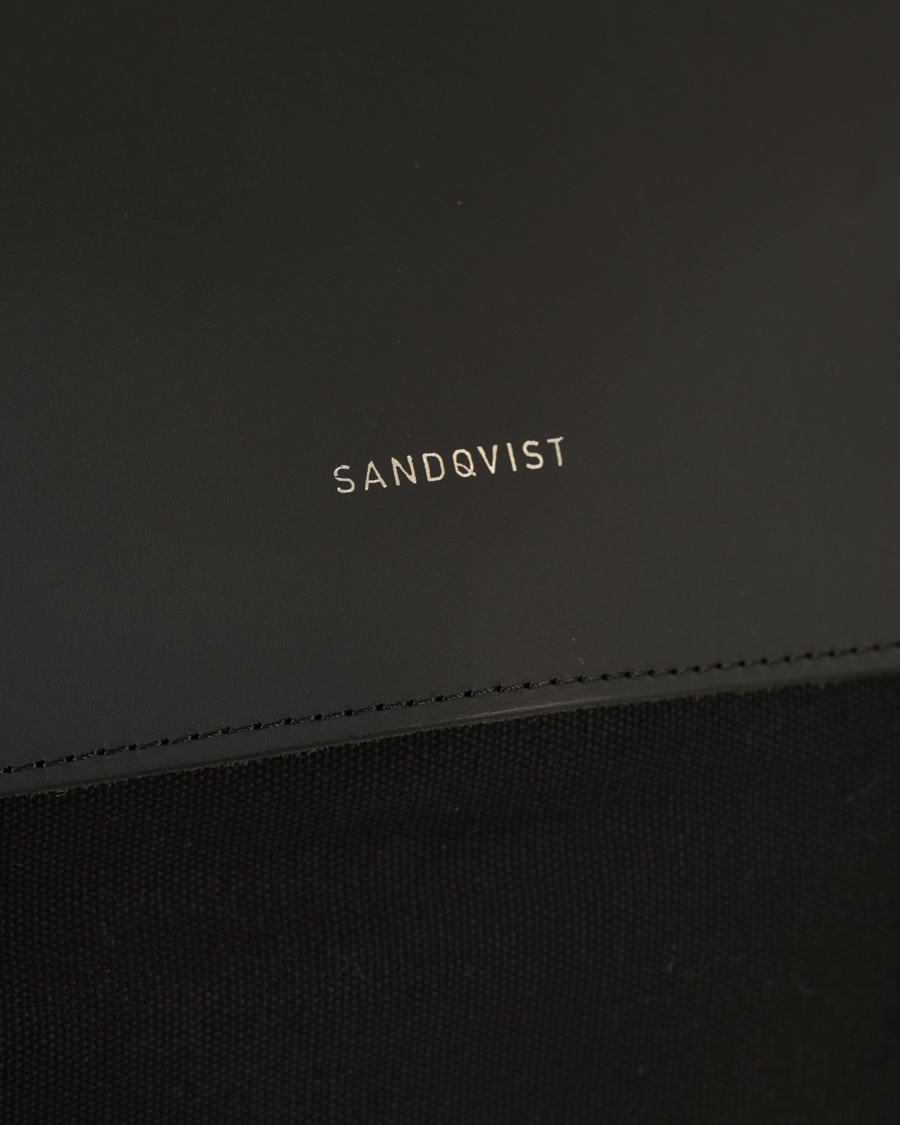 Herr | Sandqvist Hege Canvas Backpack Black | Sandqvist | Hege Canvas Backpack Black