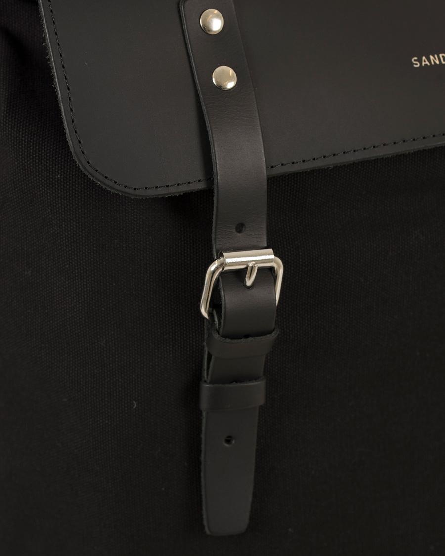 Herr | Sandqvist Hege Canvas Backpack Black | Sandqvist | Hege Canvas Backpack Black